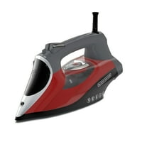 BLACK+DECKER Advanced Temperature Iron, Black/Red, D3500