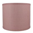 thumbnail image 2 of Classic Burlap Drum Lampshade, 8-inch to 16-inch Bottom Size Available Cream 12", 2 of 7
