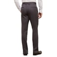 thumbnail image 2 of Kenneth Cole Reaction Mens Urban Heather Slim-Fit Flat-Front Dress Pant 33W x 30L Medium Grey, 2 of 3