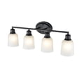 thumbnail image 2 of 2804-BN-Millennium Lighting-Amberle - 4 Light Bath Vanity-10 Inch Tall and 28 Inch Wide, 2 of 6