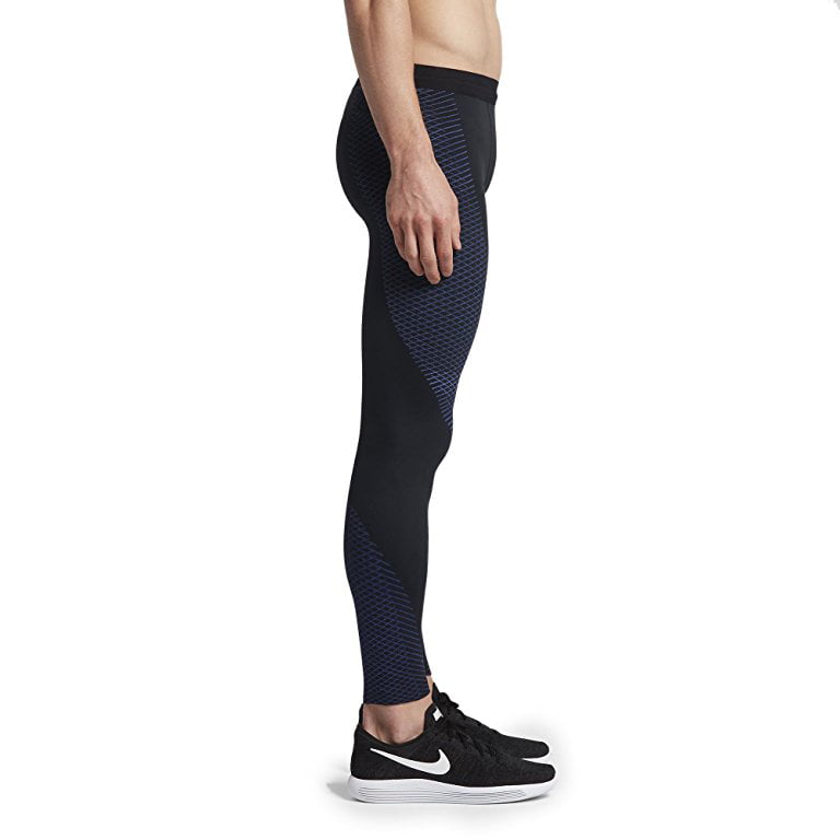 Bederven Zogenaamd Gloed Nike Zonal Strength Men's Running Tights, Black/Blue, Medium - Walmart.com