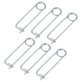 thumbnail image 1 of Uxcell 6-Pack Pin de Seguridad de Chaveta en Forma de Broche, Pines de Acero de Resorte M3.2x80mm, Sujetadores de Broche de Bloqueo Rápido, Clips Retenedores Pesados, 1 of 7