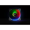 thumbnail image 2 of Thermaltake Riing Quad Plus 14 RGB Blanc Ensemble de 3 Pcs Ventilateur Taille : 140mm CL-F101-PL14SW-A FN1387, 2 of 5