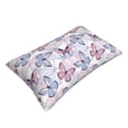 thumbnail image 3 of Daiia Butterflies in Pastel Bedding Waterproof Pillow Protector Zippered Queen – Bed Bug Proof Pillow Encasement-14"x20", 3 of 9