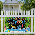 thumbnail image 2 of Colorful Theme Pool Party Banner Polyester Material Decorative Props for Summer Event Beach Decoration Poolside Party, 2 of 3