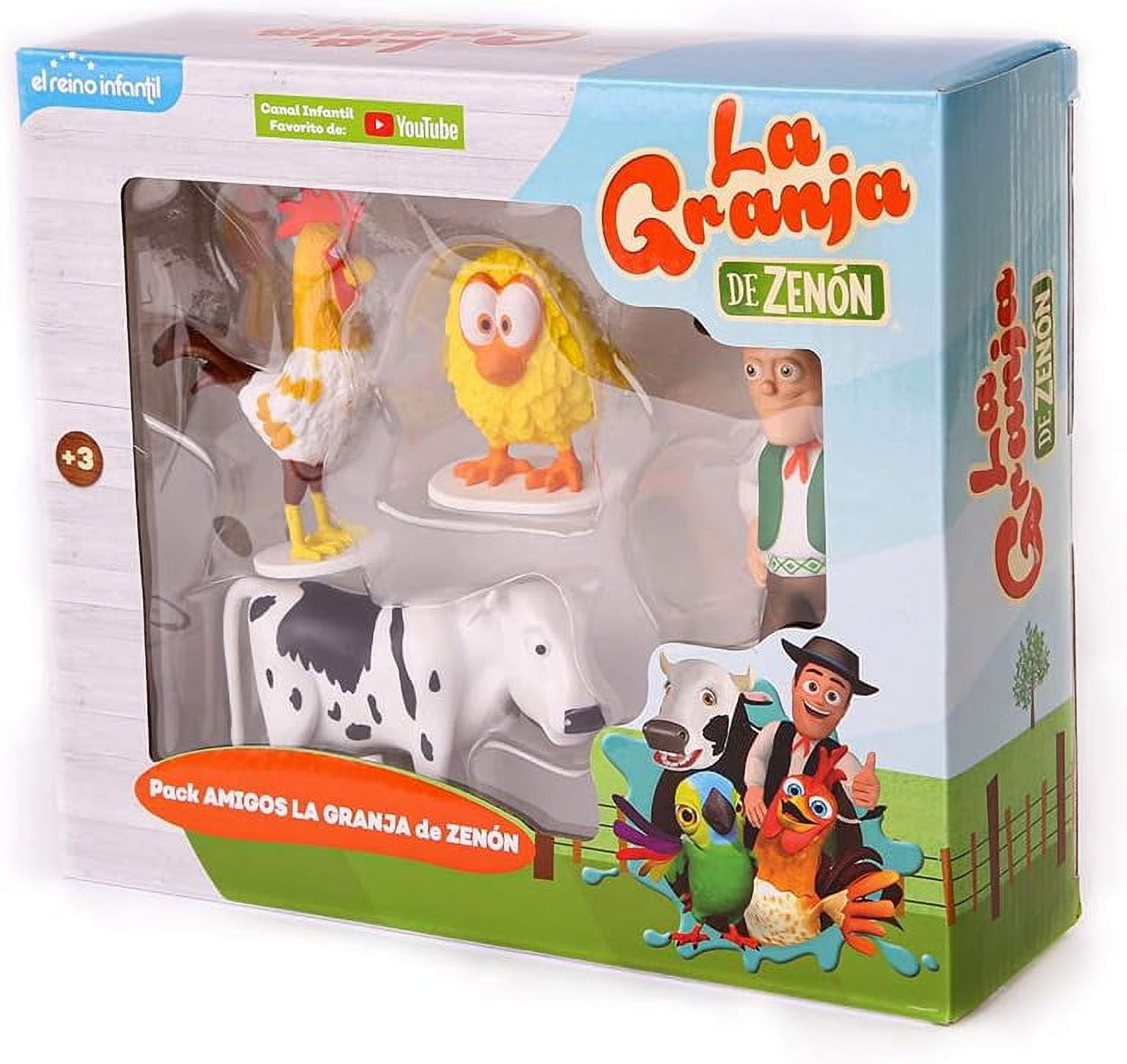 La Granja de Zenon Adventure Action Figures Set, 4 Collectible Action  Figures, Toys for Kids 