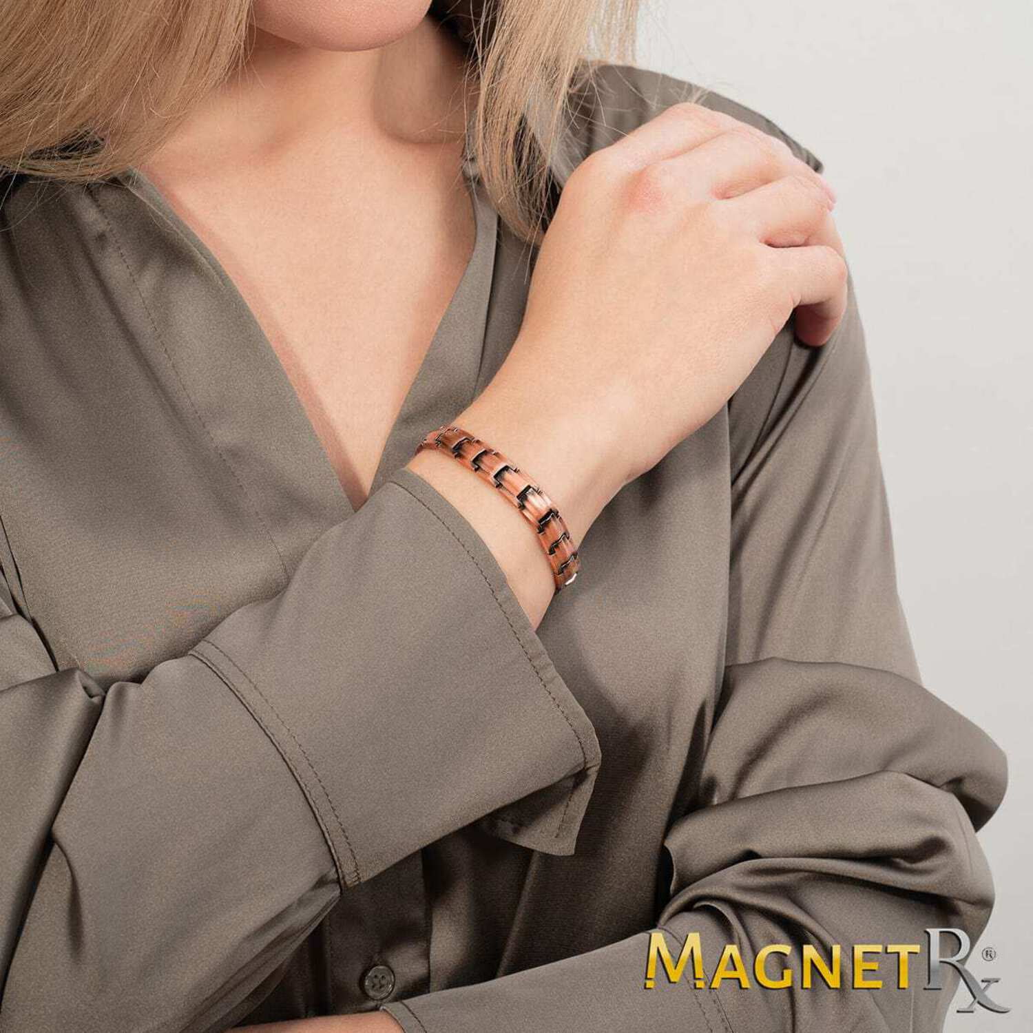 Buy Drkao Copper Magnetic Bracelets for Woman Silver Finish Magnetic Copper  Bracelet for Mens Copper Bracelets for for Women Copper Magnetic Bracelets  Ladies Copper Bracelet Online at desertcartINDIA