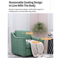 thumbnail image 6 of Contemporary Style Ergonomic Swivel Armchair Living Room Bedroom Chair, 6 of 11