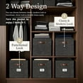 thumbnail image 4 of Storage Basket xx Baskets Storage Organization Bins with Labels (Kallax/ ), 4 of 9