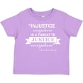 thumbnail image 3 of Inktastic Injustice Anywhere is a Threat to Justice Everywhere- Martin Luther King Jr. Boys or Girls Toddler T-Shirt, 3 of 5