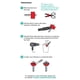 thumbnail image 5 of Llaveros Label Lucky Line coloridos, tamaño grande, paquete de 4, 5 of 6
