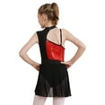 thumbnail image 4 of Aislor Kids Girls Contemporary Latin Jazz Dance Costume Lyrical Dress 4-14 A Red 6, 4 of 7