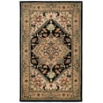 thumbnail image 2 of Safavieh Heritage York Oriental Wool Area Rug, Black/Gold, 6' x 9', 2 of 11