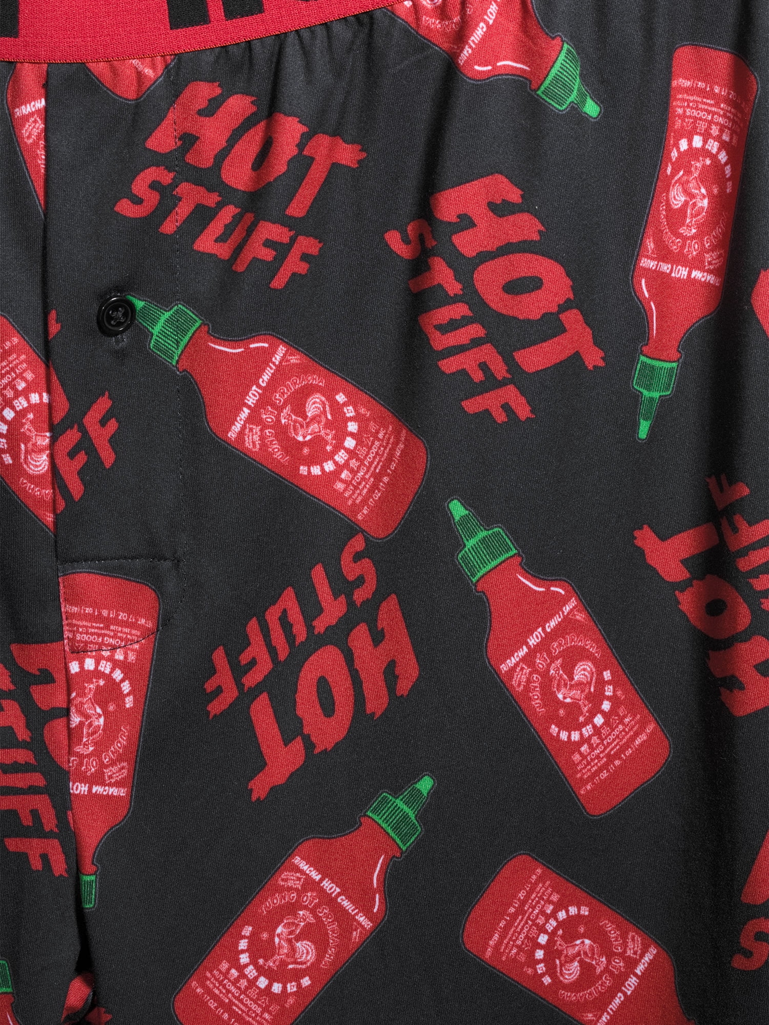 Sriracha Bottle Splatter Lounge Pants for Mens and Womens Sleepwear 