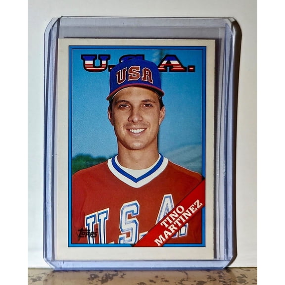 Tino Martinez 1988 Topps MLB #66T Baseball Card USA Team