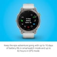 thumbnail image 3 of Restored GARMIN Epix Gen 2 Premium Active Smartwatch 47 mm, White Titanium, 16 Days Battery Life, 3 of 7