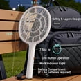 thumbnail image 6 of Electric Fly Swatter, Bug Zapper, Mosquito Zapper Racket | Gold Zone Voltage, Densest 3 mm Mesh, Apple-Like Weight - AA Battery Powered - Indoor & Outdoor Use, 6 of 7