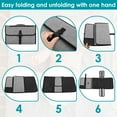 thumbnail image 6 of Portable Diaper Changing Pad Soft Polyester Baby Diaper Changing Mat with Wipes Pocket Versatile Portable Change Pad for Newborn Girl Boy, 6 of 11