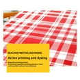 thumbnail image 2 of Rectangle Waterproof Vinyl Table Cloth, Buffalo Flannel Backed Tablecloth, Wipeable Plastic Table Cover,Oil Proof Heavy Duty Wipeable Table Covers for Dining/Camping/Picnic/Outdoor, 2 of 4