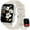 White, variant on Mingwear  1.85-inch Men's and Women's Smartwatch with Fitness Tracking, Answer/Dial/100 Sport Modes, IP67 Water Resistant Sports Pedometer Fitness Watch fits for Android and iPhone Devices (Pink)