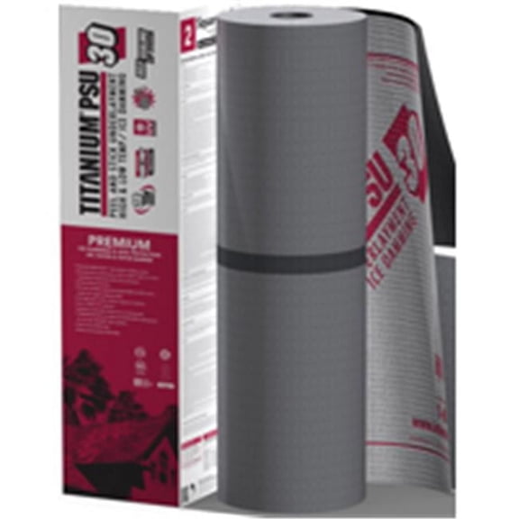 InterWrap PSU30 Roof Underlayment Roll 72 ft L Synthetic Gray