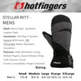 thumbnail image 5 of HOTFINGERS Men's Stellar Snow Sports Mittens, Color: Dark Gray/Black, Size: M, 5 of 6