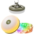 thumbnail image 1 of Solar Camping String Lights in Camping Fairy Light .Ft Camping Lights with Modes USB Outdoor String Lights Rechargeable Retractable String Light for Hiking Tent RV, 1 of 8