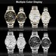 thumbnail image 4 of Mirar Irfora WLISTH S901 Reloj de pareja clásico y elegante Reloj de pulsera de cuarzo multifuncional para él y para ella Reloj de vestir informal de negocios para hombres y mujeres con calendario / L Irfora Mirar, 4 of 7