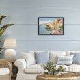 thumbnail image 3 of Stupell Industries Transitional Colorful Coastal Town by Sea Black Floating Frame Canvas Art, 25 x 17, by Creative Studio, 3 of 8