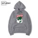 thumbnail image 5 of Sudadera con capucha de forro polar con estampado de diseño de hip hop y marihuana para hombre y mujer, ropa de invierno divertida y negra para otoño, 5 of 5