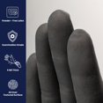 thumbnail image 2 of Guantes de látex para exámenes Adenna Phantom, 6 mil, negros, tamaño mediano, 1000, 2 of 6