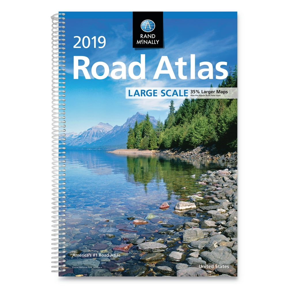 Rand McNally Road Atlases, 2019, Spiral, 264 Pages AVTRM528019635