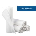 thumbnail image 2 of McKesson Trash Can Liners - Extra Heavy Duty - Star-Sealed Bottom, 0.70 mil - Clear, 16 gal Capacity, 24 in x 32 in, 500 Ct, 2 of 11
