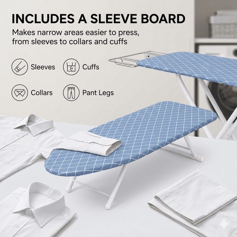 42 Inch Foldable Ironing Board With Sleeve Board photo 3