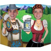 Oktoberfest Couple Life-Size Photo Cardboard Cutout