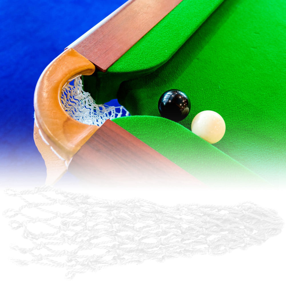 6x PU Leather Snooker Table Net Pockets Billiard Pocket Net Replacement Ball Bag 