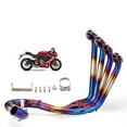 thumbnail image 2 of Slip-On Motorcycle Exhaust Pipe Full System Header Front Link Pipe Accessories For CBR650F CBR650 CB650F, 2 of 4