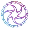 thumbnail image 1 of Mountain Bike Disc Brake Rotor, Polishing Processing 6 Nails Disc Brake Rotor Upgraded Corrosion Resistance  For Cycling 160mm / 6.3in, 1 of 8