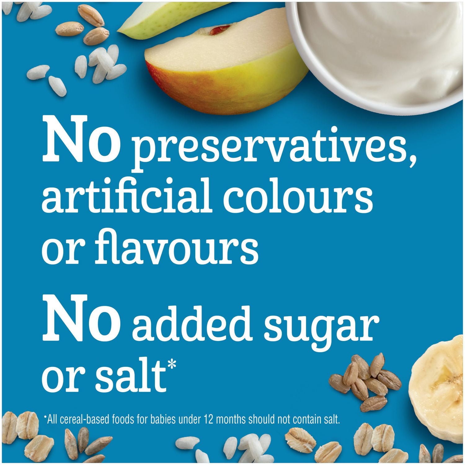 Céréales bébés GERBER® Multigrains yogourt, pomme, poire, banana 227 g 227 GR