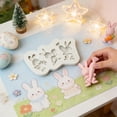 thumbnail image 4 of Easter Egg Silicone Bunny Silicon Molds for Chocolate Egg Shaped Mold Baking Pan Resin Cake Chocolate Mold Silicone Candy Pan for Easter Party, 4 of 6