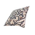 thumbnail image 5 of 18 x 18 Square Accent Throw Pillow, Damask Print, Soft Polyester Filler, Cream, Blue, 5 of 7