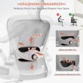 Ergonomic Mesh Office Chair with FlipUp Armrests, Lumbar Support