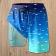 thumbnail image 3 of Womens Swim Shorts with Compresssion Liner 2026 Summer Casual Elastic Waist Leopard Print Board Shorts with Pockets Beachwear, 3 of 4