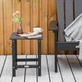 thumbnail image 6 of Outsunny 15" Patio End Table, HDPE Plastic, Black, 6 of 9