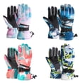 thumbnail image 3 of Guantes de esquí para nieve, impermeables, a prueba de viento, guantes de snowboard de invierno para hombres y mujeres XBTCLXEBCO Azul vaquero, Mediana, 3 of 6
