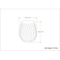 thumbnail image 3 of Simpli Home Nellie Modern Industrial 19 inch Wide Cast Aluminum Side Table in Graphite, Fully Assembled, 3 of 7