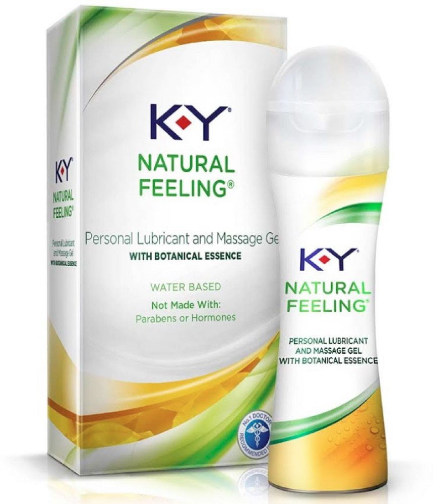 KY Natural Feeling Personal Lubricant And Massage Gel, 1.69 Oz