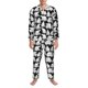 thumbnail image 3 of Balery Cute Cartoon Polar Bear Pijama para Hombre de Dos Piezas con Manga Larga, Conjunto de Dormir y Descanso Suave con Bolsillos-X-Large, 3 of 7