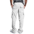 thumbnail image 6 of YNGKMEA Men's Cargo Sweatpants Plus Size Uncuffed Baggy Sweatpants Oversized Wide Leg Athletic Gym Pants with Pockets, 6 of 8