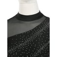 thumbnail image 6 of Aislor Lyrical Women's Figure Ice Skating Dress Sequins Spandex Gymnastics Leotard Dancewear, 6 of 7